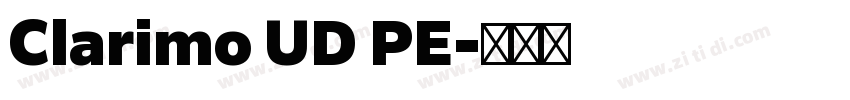 Clarimo UD PE字体转换